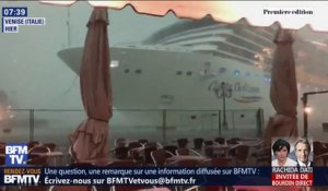 Une nouvelle collision évitée de justesse à Venise où un paquebot a frôlé un quai et un yacht