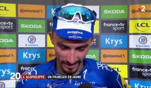 Tour de France : le Français Julian Alaphilippe décroche le maillot jaune
