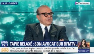 Bernard Tapie relaxé: pour son avocat, "ce qui a été décisif, c'est que nous sommes tombés dans un vrai procès"