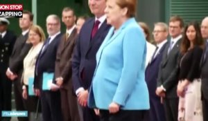 Angela Merkel prise de violents tremblements pour la troisième fois (Vidéo)