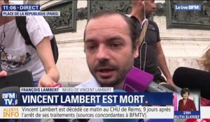 François Lambert: "Son corps aura souffert jusqu'au bout"