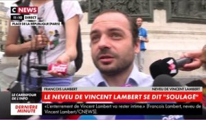 François Lambert réagit au décès de Vincent Lambert : «C'est vraiment un soulagement»