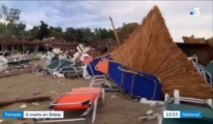 Grèce : une violente tornade fait au moins six morts