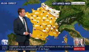 Quelques précipitations en Bretagne et dans le nord-est de la France avant une fin de journée majoritairement ensoleillée