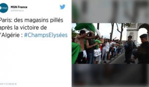 CAN 2019 : Des magasins pillés sur les Champs-Élysées après la victoire de l’Algérie