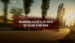 Un mineur flashé à 193 km/h au volant d’une BMW