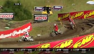 Walsh vs Sterry vs Renaux - MX2 Race 1 - MXGP of Sweden 2019