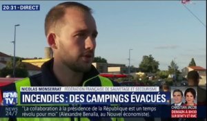 Argelès-sur-Mer: "l'incendie est pris en compte, il n'y a plus de danger pour la soirée" (Secouriste)
