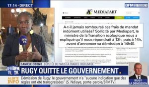 Démission de François de Rugy: Danièle Obono (LFI) souhaite "bon vent à la girouette"