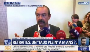 Réforme des retraites: Philippe Martinez dénonce un système avec "beaucoup d'enfumage"