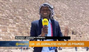 CAN 2019 : les journalistes visitent les pyramides en Egypte