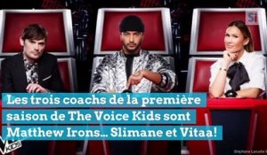 «The Voice kids» débarque sur la RTBF avec Slimane, Vitaa et Matthew Irons