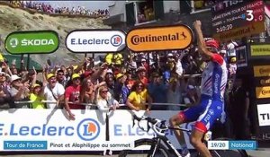Tour de France : Thibaut Pinot et Julian Alaphilippe au sommet