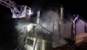 Bonnevaux : incendie dans un bâtiment de 200 m²