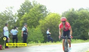 Tour de France 2019 - Geschke devant Yates et Bardet au Mur de Péguère