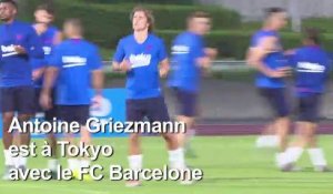 Griezmann à Tokyo avec le FC Barcelone