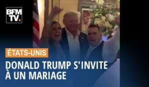 Donald Trump s'invite à un mariage dans l'un de ses clubs de golf