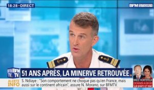 L'épave de la Minerve "est un cimetière de marins, il est hors de question de la remonter" (porte-parole de la Marine nationale)