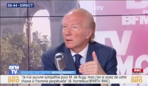 Pour Brice Hortefeux, Nadine Morano "n'a jamais mis en cause la couleur de peau" de Sibeth Ndiaye