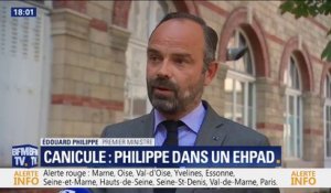 Édouard  Philippe sur la canicule: "Nous sommes plus inquiets pour ceux qui sont isolés"