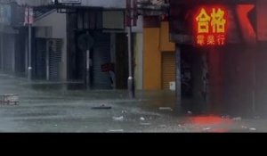 Le typhon Mangkhut aux avant-postes de la Chine