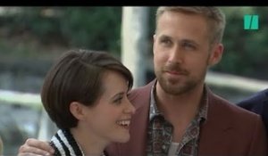Les images de l'arrivée de Ryan Gosling et Claire Foy à la Mostra de Venise