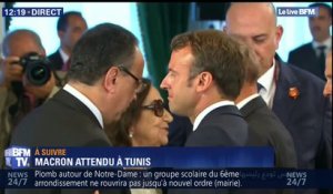 Emmanuel Macron est arrivé en Tunisie pour les funérailles du président Béji Caïd Essebsi
