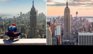 "Spider-man" sur PS4: on a comparé les images du jeu avec le vrai New York