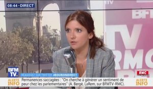 Aurore Bergé: "On a le droit d'avoir des divergences" mais "on n'a pas le droit de contraindre par la force le vote des parlementaires"