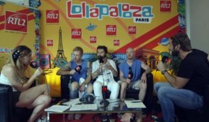 Biffy Clyro en interview au festival Lollapalooza