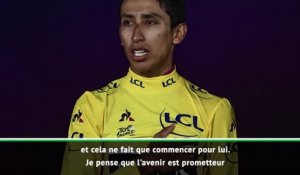 Tour de France - "Homme au grand cœur", "star de demain" : Bernal a conquis ses coéquipiers