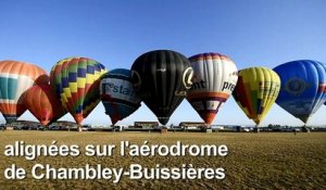 Plus de 400 montgolfières décollent de Chambley en Lorraine