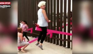 Des balançoires installées à la frontière entre le Mexique et les États-Unis (Vidéo)
