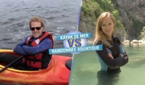 Les matches de l'été: plutôt kayak de mer ou randonnée aquatique?