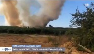 Gard : crash d'un bombardier d'eau intervenant sur l'incendie de Générac