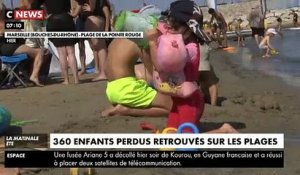 Lors du mois de juillet, 360 enfants se sont perdus sur les plages de Marseille, soit autant qu’en été 2018 ! - VIDEO