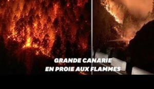 En Espagne, Grande Canarie frappée par un incendie un hors de contrôle