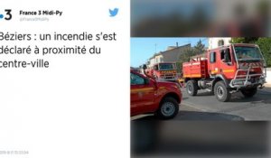 Un important incendie dans le centre-ville de Béziers mobilise 200 pompiers, des habitations détruites