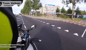 Escorte d'une ambulance : ce motard fonce à travers les rues des Pays-Bas !