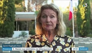 Hommage : Emmanuel Macron à la cérémonie du débarquement de Provence