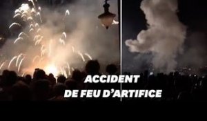 À Collioure, le feu d'artifice atterri dans la foule, neuf blessés