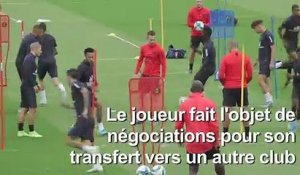 Neymar s’entraîne avec le PSG à la veille du match contre Rennes