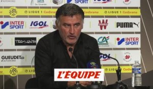 Galtier se plaint de l'arbitrage - Foot - L1 - Losc