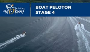 Boat peloton - Stage 4 - Arctic Race of Norway 2019