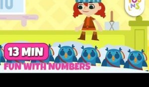 Ten In The Bed + More - Fun With Numbers | Nursery Rhymes For Kids | KinToons
