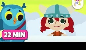 Nursery Rhyme Compilation For Kids - Ten In The Bed + Lots More Educational Songs | KinToons