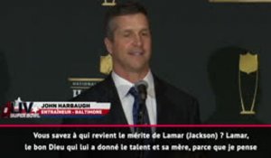 Super Bowl LIV - Le coach de Baltimore donne la raison du succès de Jackson, élu MVP