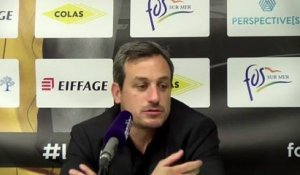 Le coach Rémi Giuitta évoque le déplacement de Fos Provence Basket à Nantes