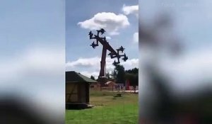 Un parc d’attraction Allemand ferme un manège à cause de sa structure en forme de croix gammée