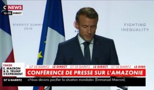 Emmanuel Macron : «Nous offrirons aux pays amazoniens un soutien d'au moins 20 millions d'euros»